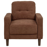 Bowen II Fabric Upholstered Track Arm Accent Chair