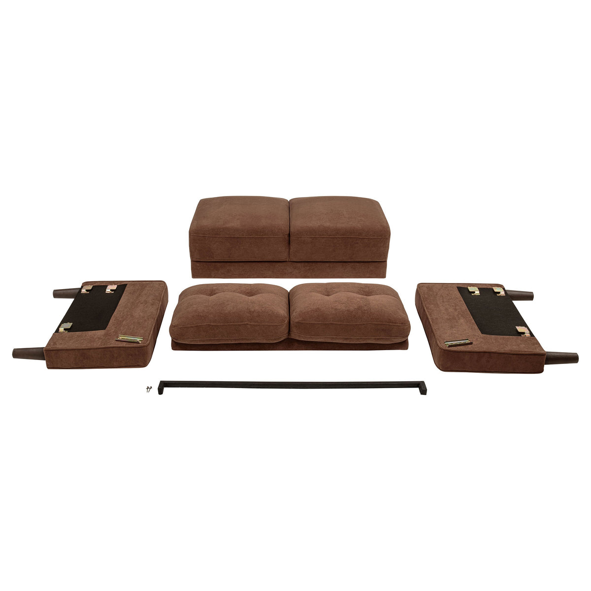 Bowen II Fabric Upholstered Track Arm Accent Chair