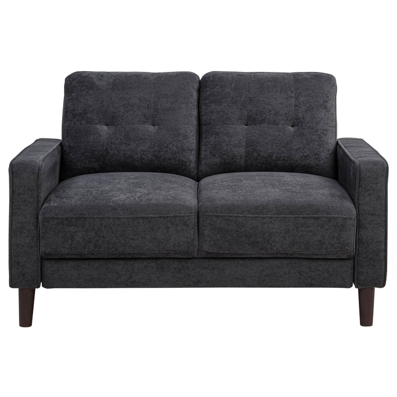 Bowen II Fabric Upholstered Track Arm Sofa Set