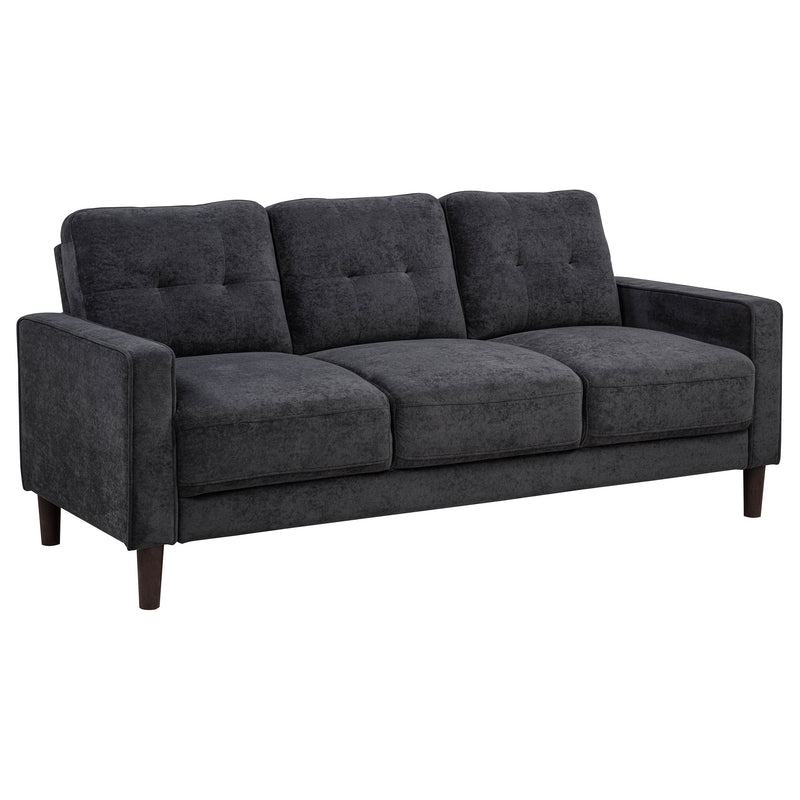 Bowen II Fabric Upholstered Track Arm Sofa Set