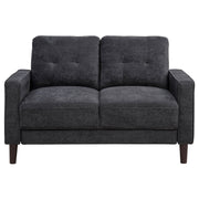 Bowen II Fabric Upholstered Track Arm Sofa Set