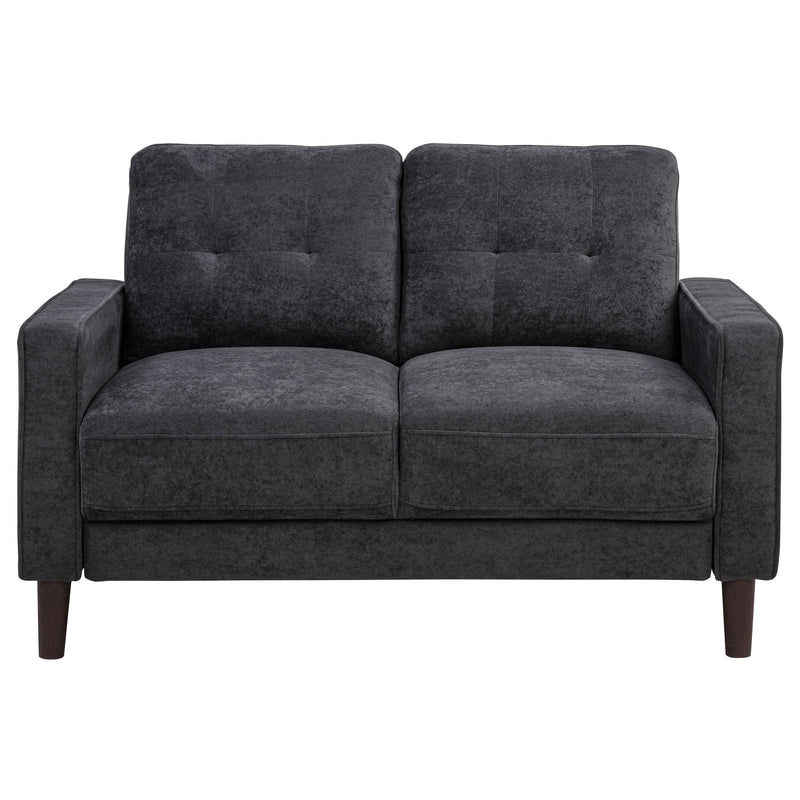 Bowen II Fabric Upholstered Track Arm Loveseat