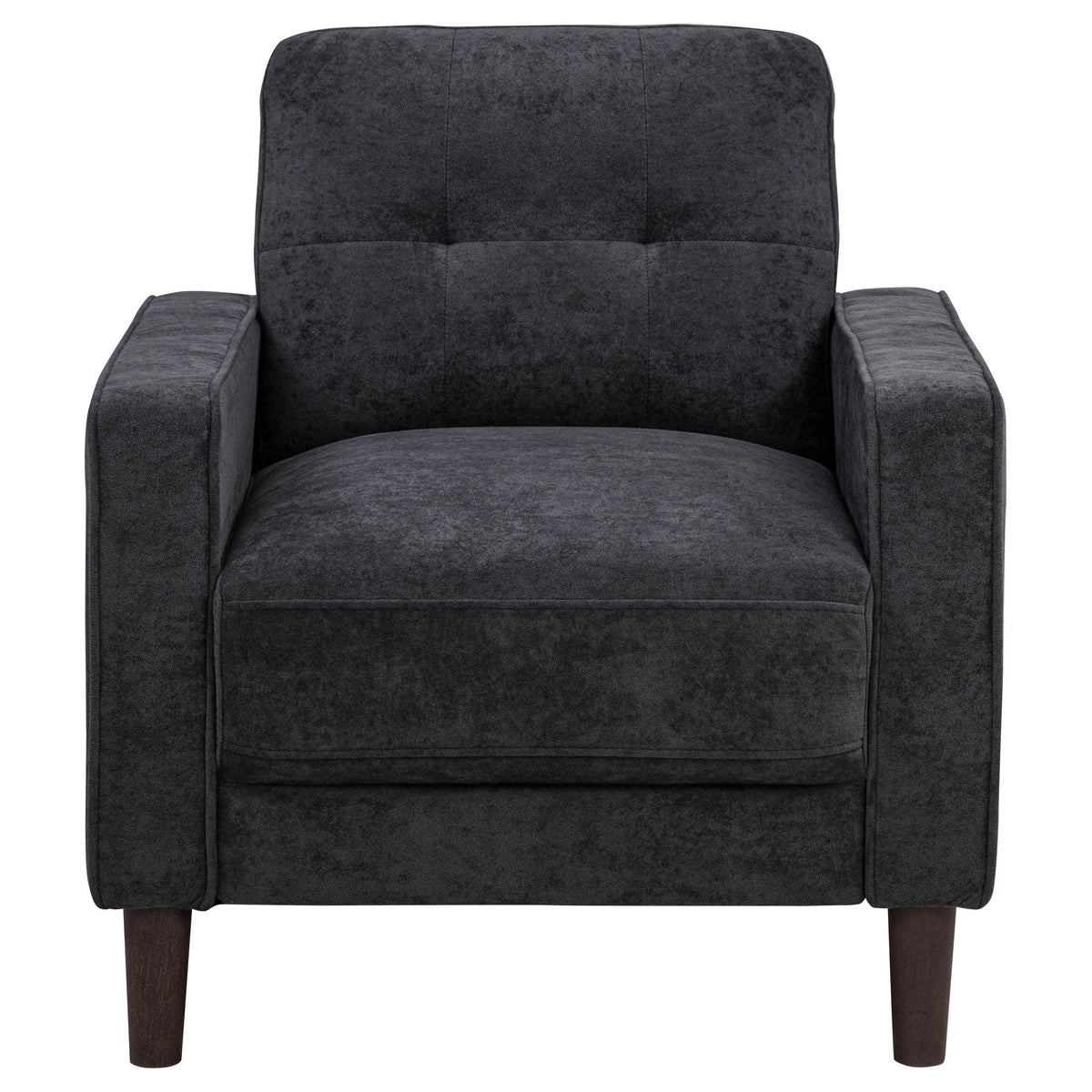 Bowen II Fabric Upholstered Track Arm Accent Chair