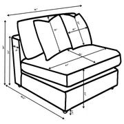 Blaine Upholstered Armless Chair