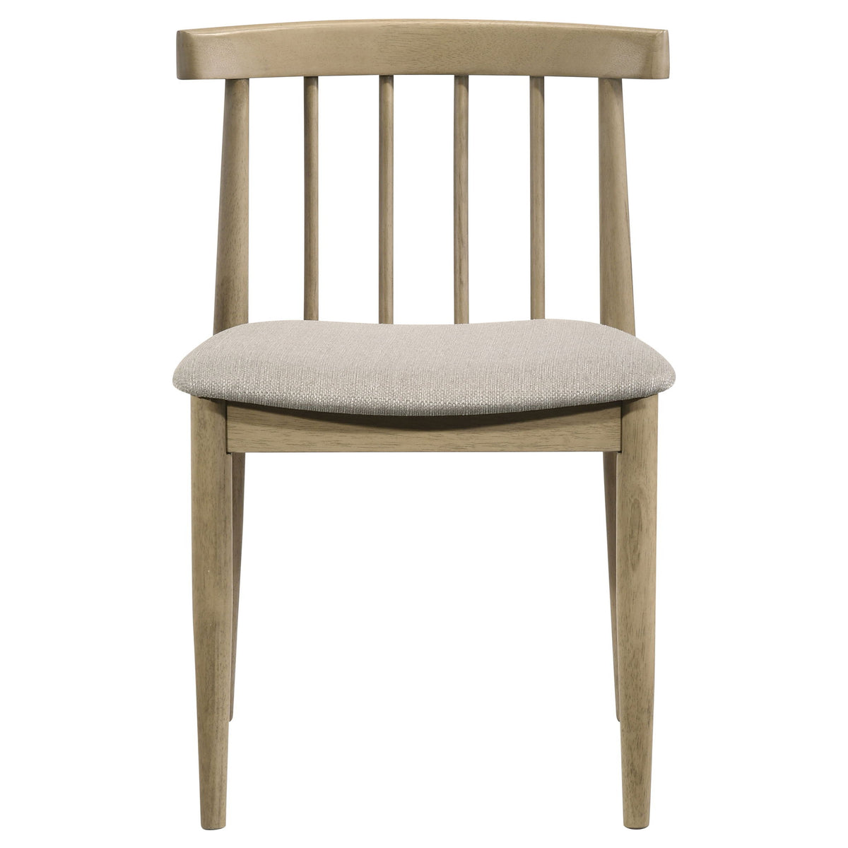Cullen Dining Side Chair Upholstered Seat Natural Oak (Set of 2)