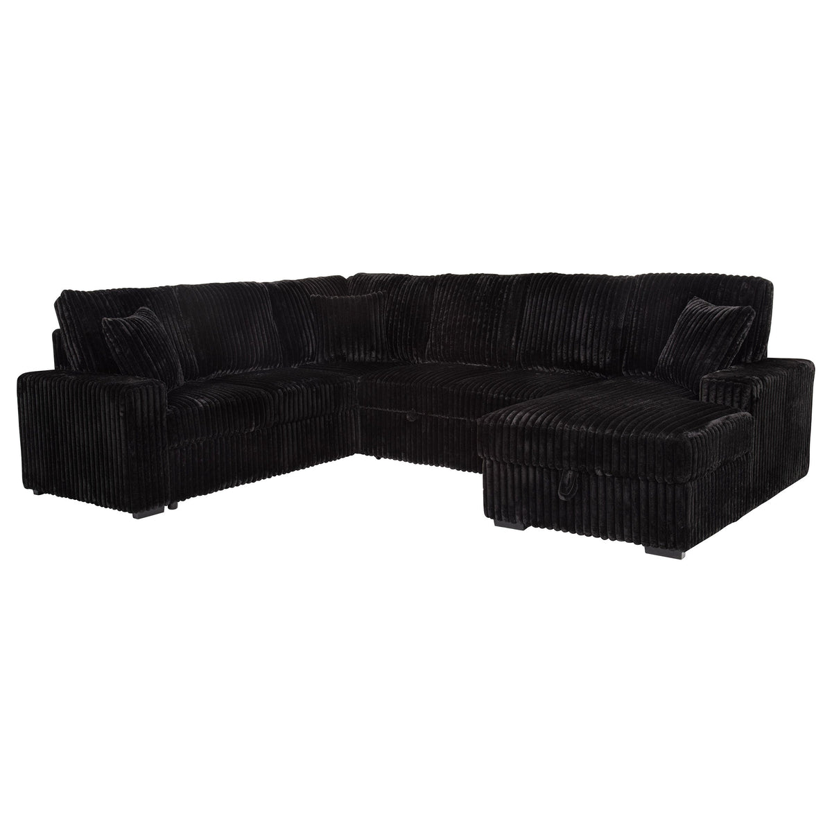 Devonshire Sleeper Sectional Sofa Storage Chaise