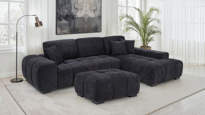 Octavia Upholstered Sectional Chaise Sofa