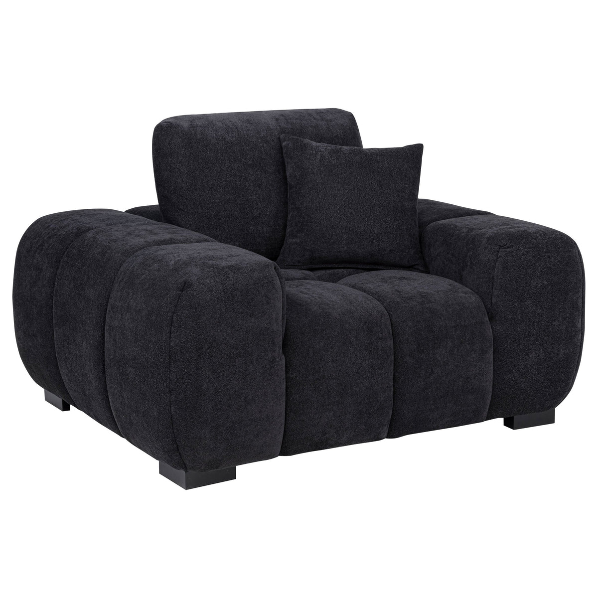 Octavia Upholstered Track Arm Accent Chair