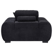 Octavia Upholstered Track Arm Accent Chair