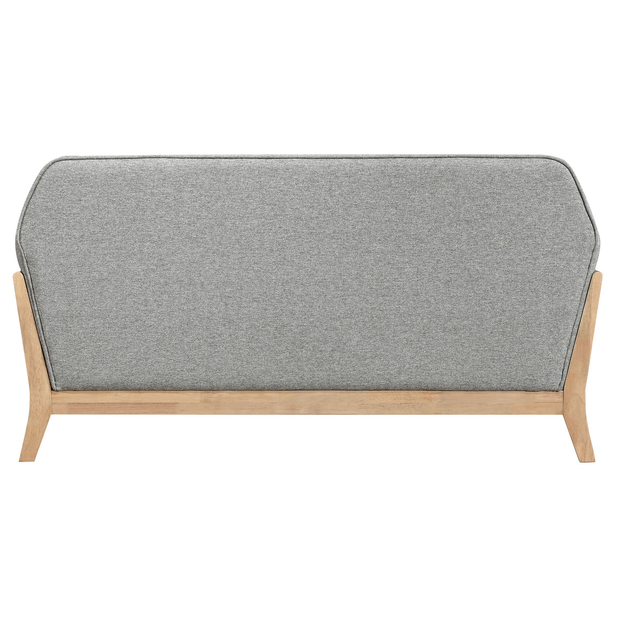 Vaughn Fabric Upholstered Flared Arm Loveseat Grey