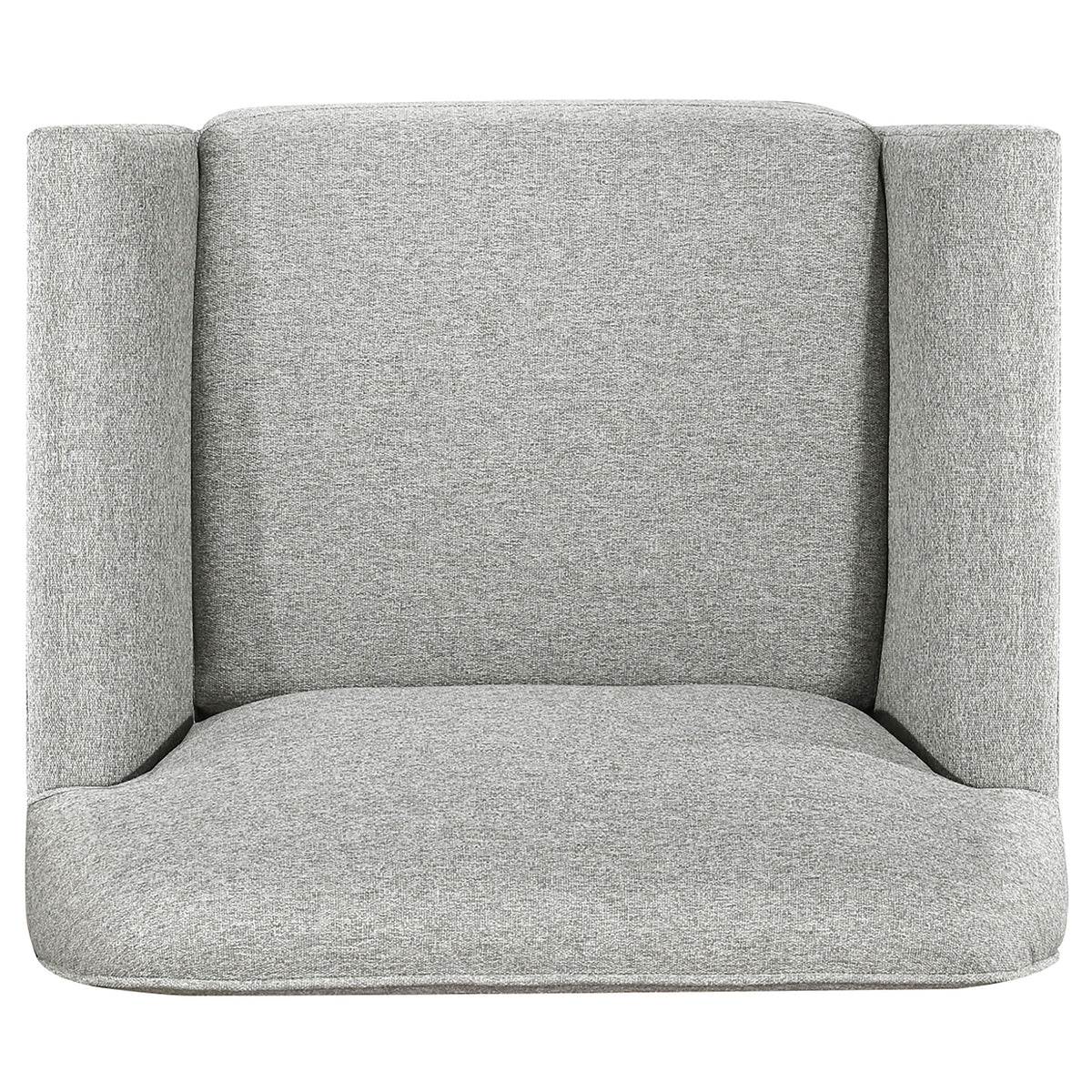 Vaughn Fabric Upholstered Flared Arm Accent Chair Grey