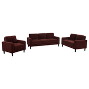 Ruth Upholstered Track Arm Sofa Set