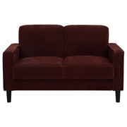 Ruth Upholstered Track Arm Loveseat