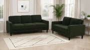 Ruth Upholstered Track Arm Sofa Set Matcha 2-piece