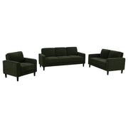 Ruth Upholstered Track Arm Sofa Set