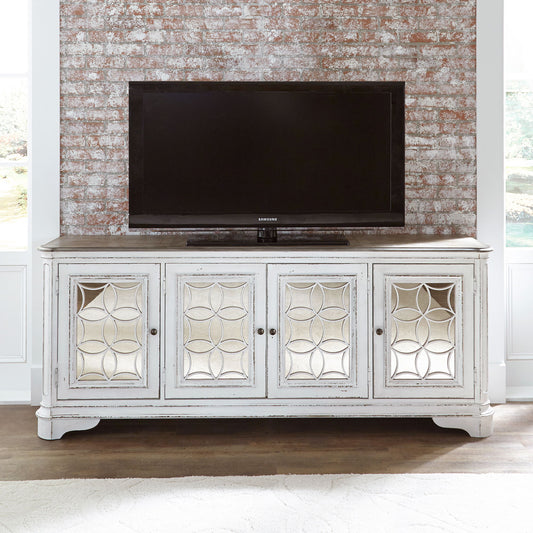 Magnolia Manor - 4 Doors TV Console - Antique White