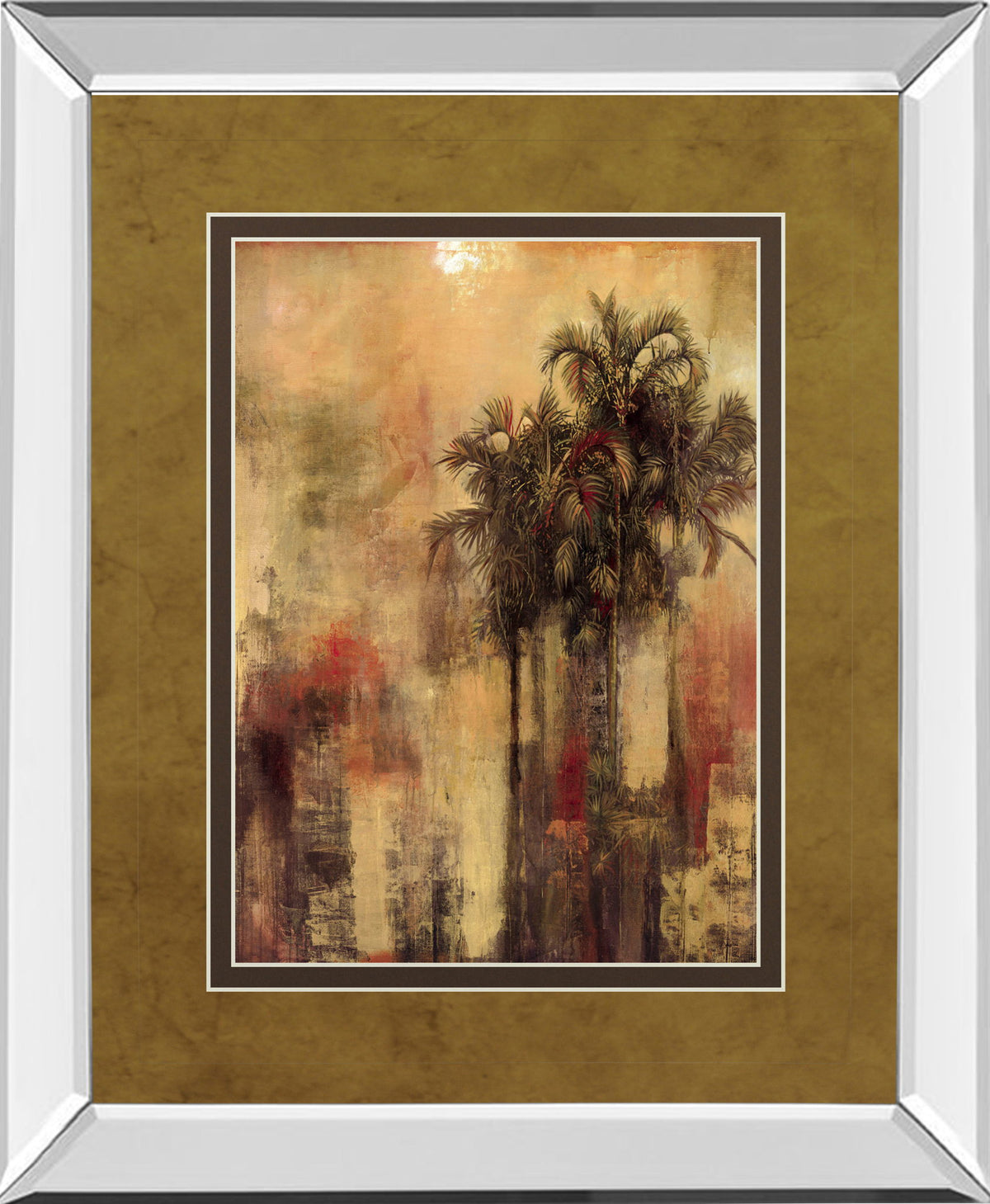 Tuscadero Il By Douglas - Mirror Framed Print Wall Art - Light Brown
