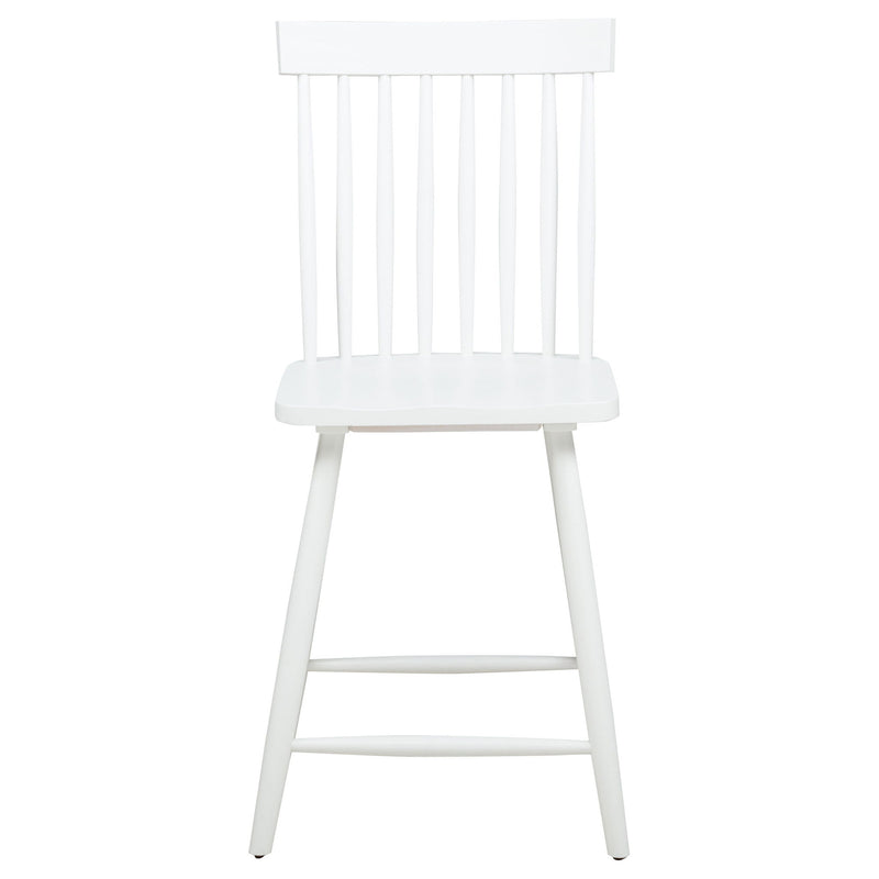 Andrews Windsor Counter Height Dining Side Chair White (Set of 2)