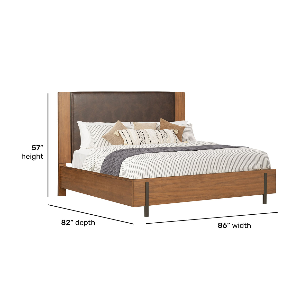 Flexsteel Lincoln King Upholstered Bed