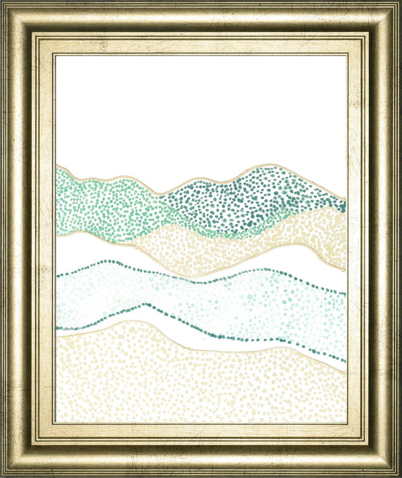 22x26 Terra Dots II By Vanna Lam - White