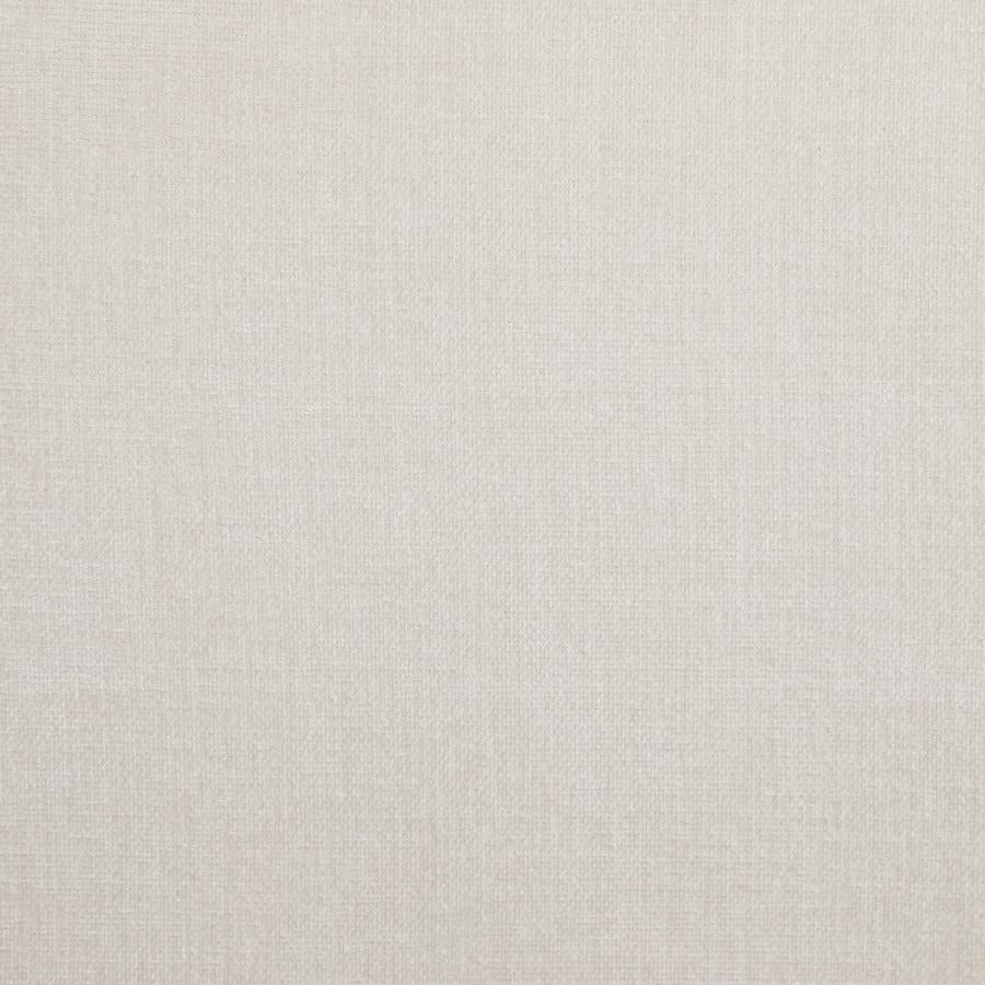 Charlotte Upholstered Curved Armless Chair Ivory