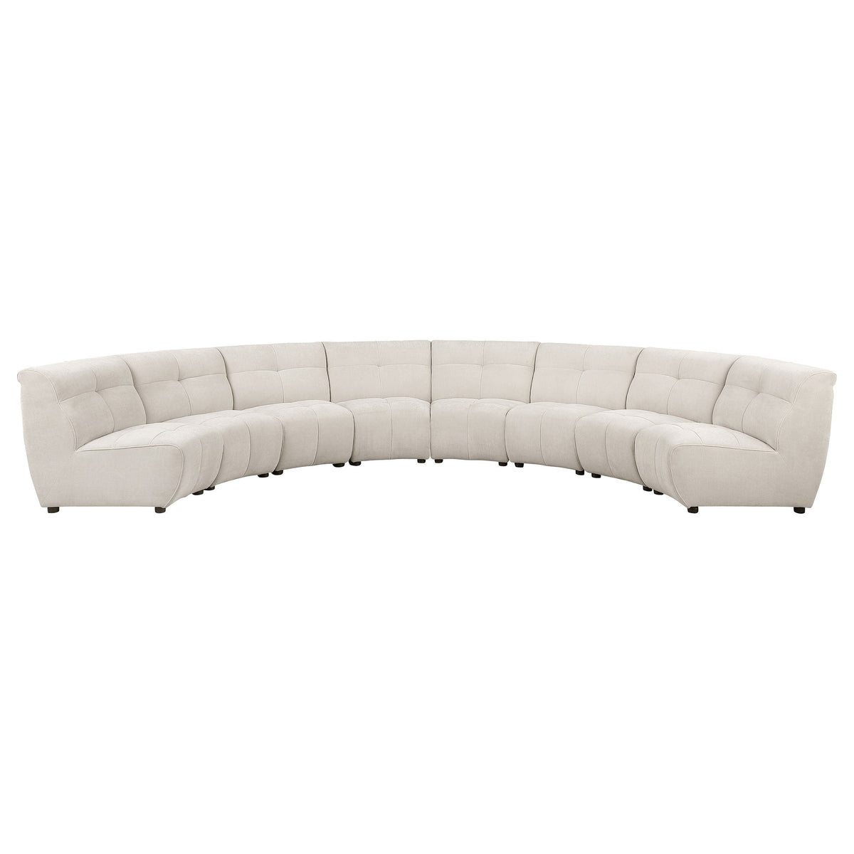 Charlotte Upholstered Modular Sectional Sofa Ivory