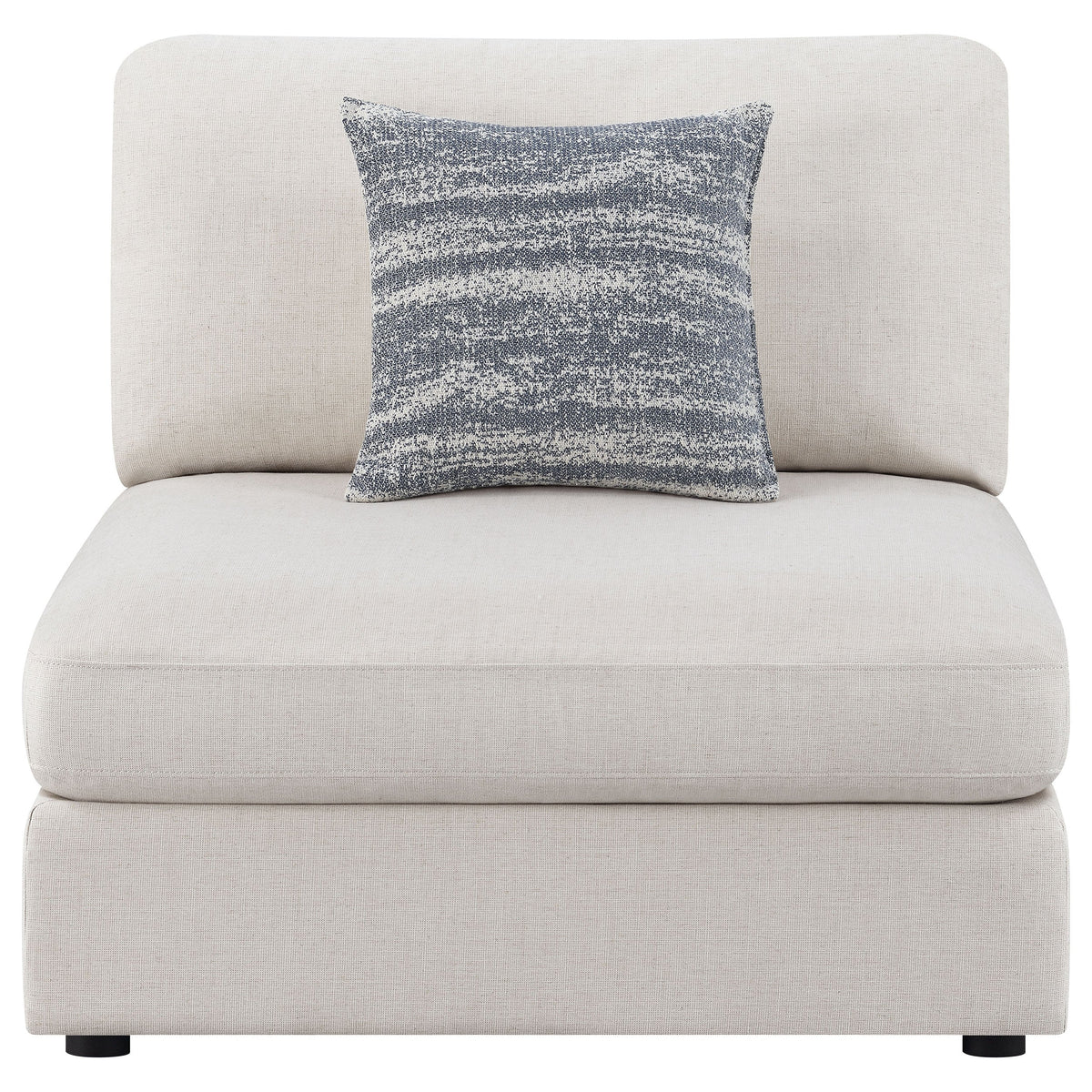 Serene Upholstered Armless Chair