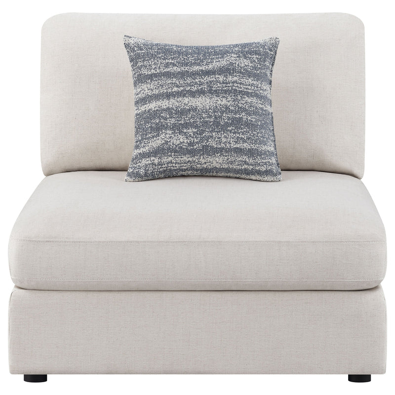Serene Upholstered Armless Chair