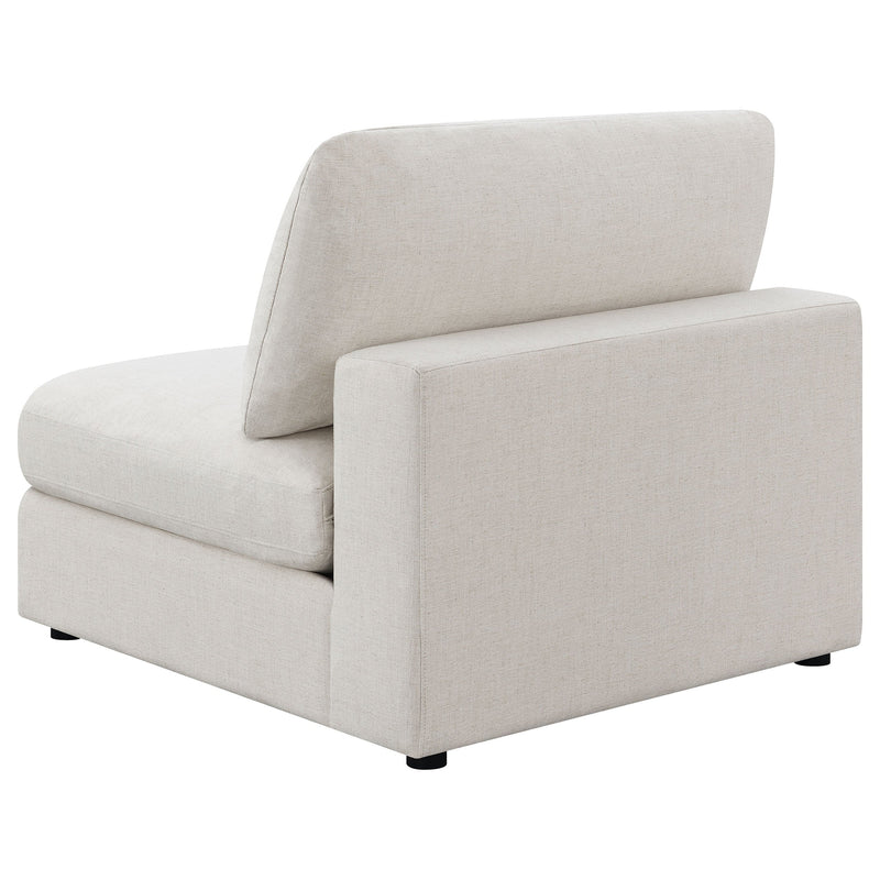 Serene Upholstered Armless Chair
