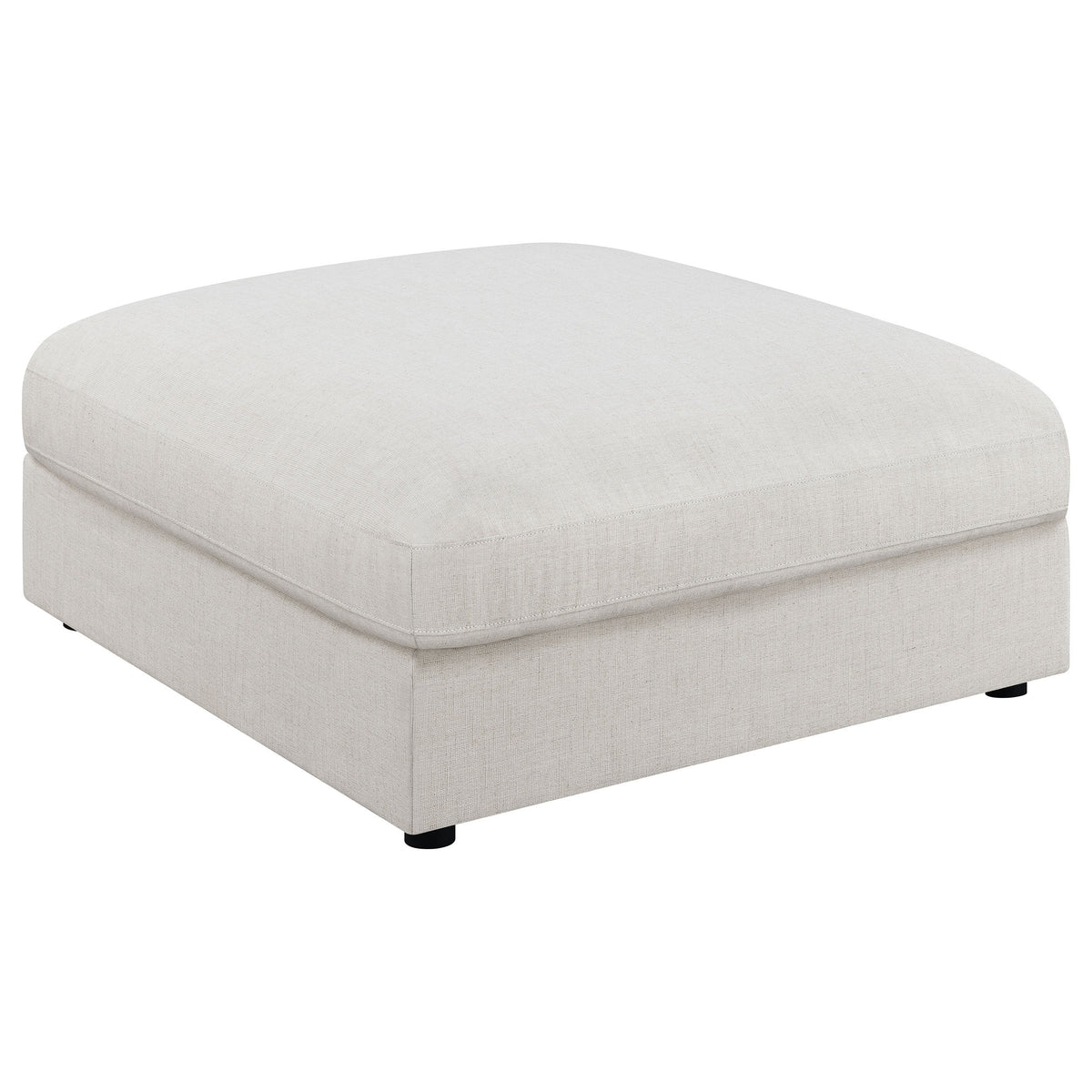 Serene Square Upholstered Ottoman