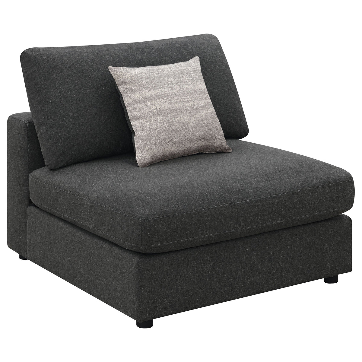 Serene Upholstered Armless Chair