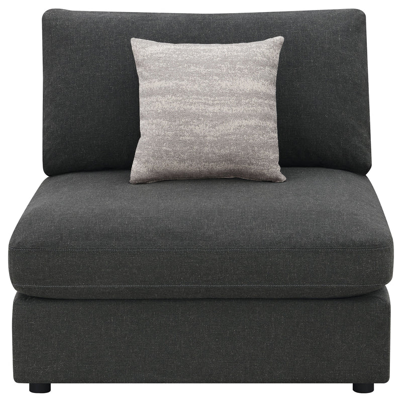 Serene Upholstered Armless Chair