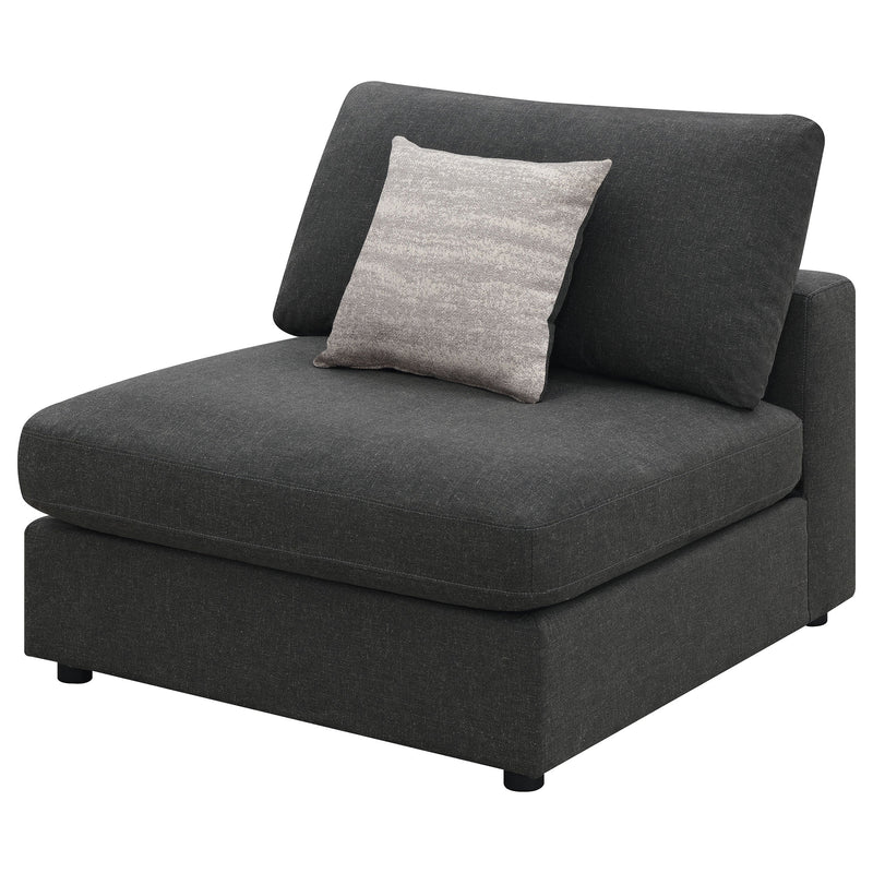 Serene Upholstered Armless Chair