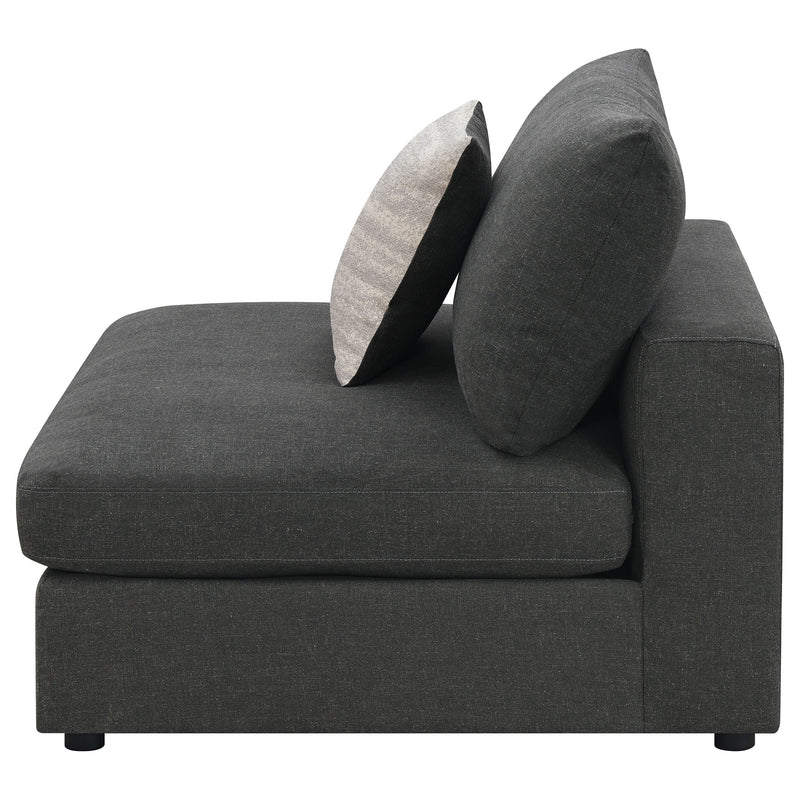 Serene Upholstered Armless Chair
