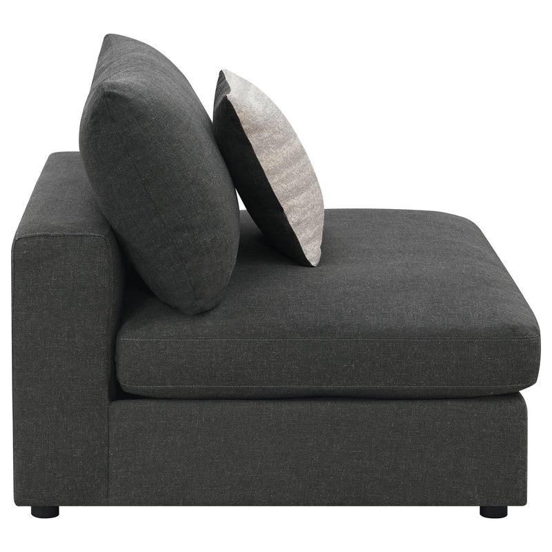 Serene Upholstered Armless Chair