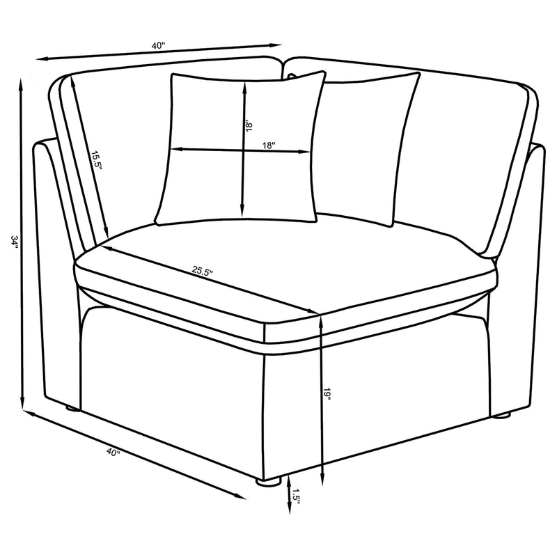 Hobson Upholstered Modular Sectional Sofa