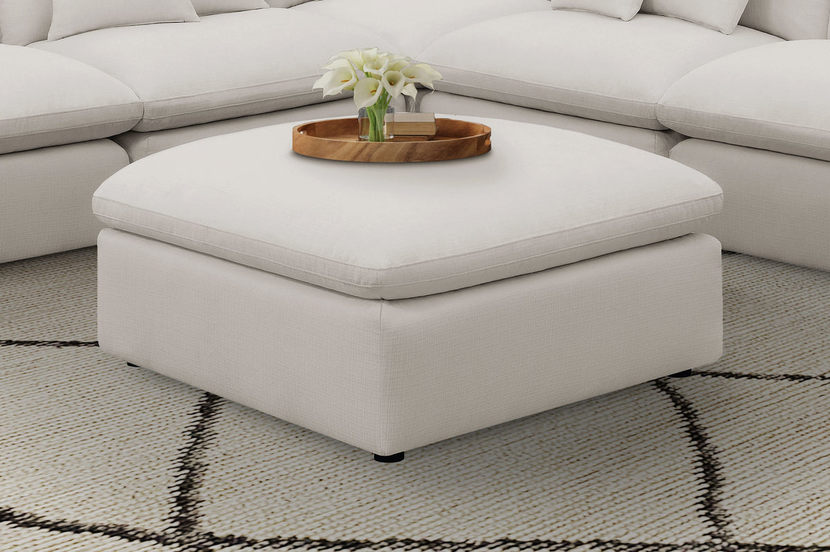 Hobson Square Upholstered Ottoman