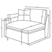 Hobson Upholstered Modular Sectional Sofa