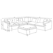 Hobson Upholstered Modular Sectional Sofa