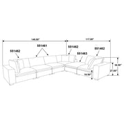 Lakeview Upholstered Modular Sectional Sofa