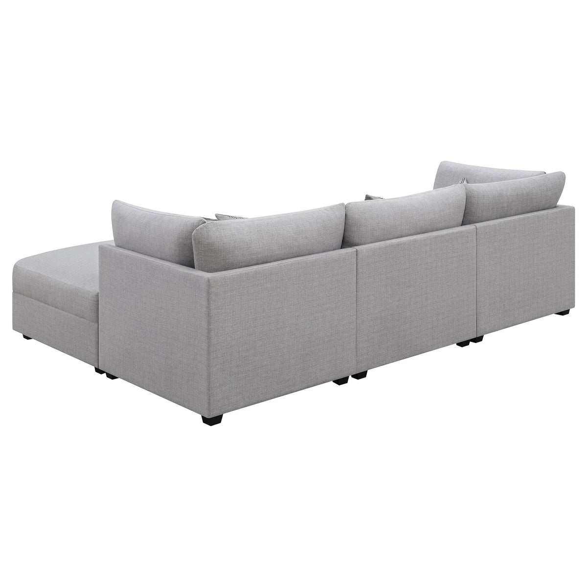 Cambria Upholstered Modular Sectional Sofa Grey