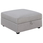 Cambria Upholstered Modular Sectional Sofa Grey