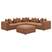 Jennifer Square Upholstered Ottoman