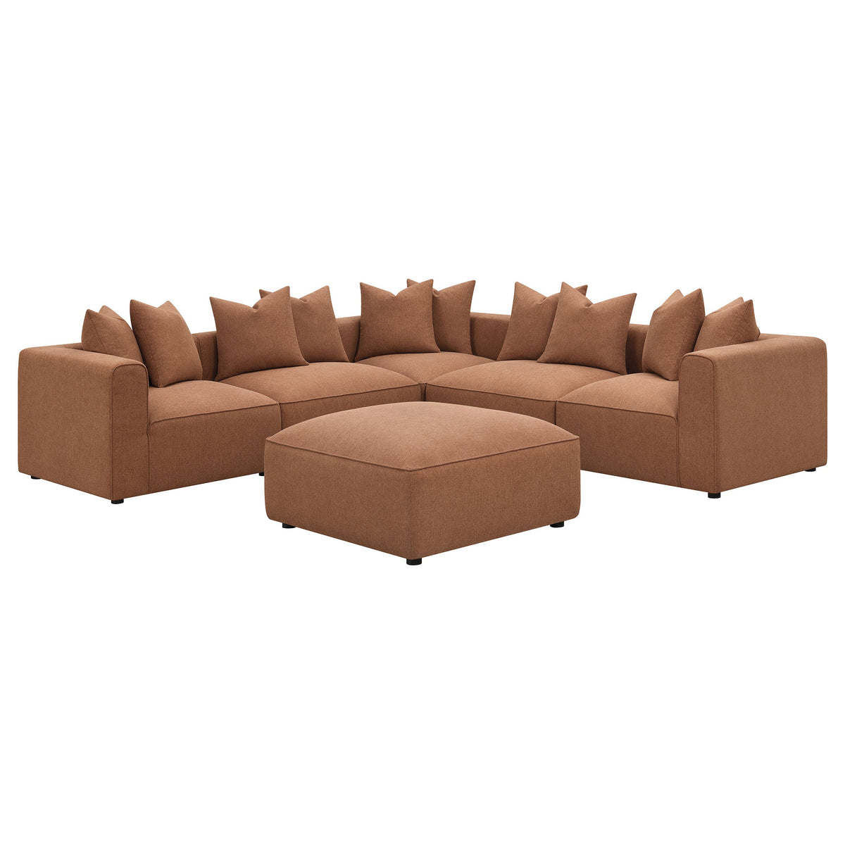 Jennifer Square Upholstered Ottoman