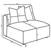 Jennifer Upholstered Armless Chair
