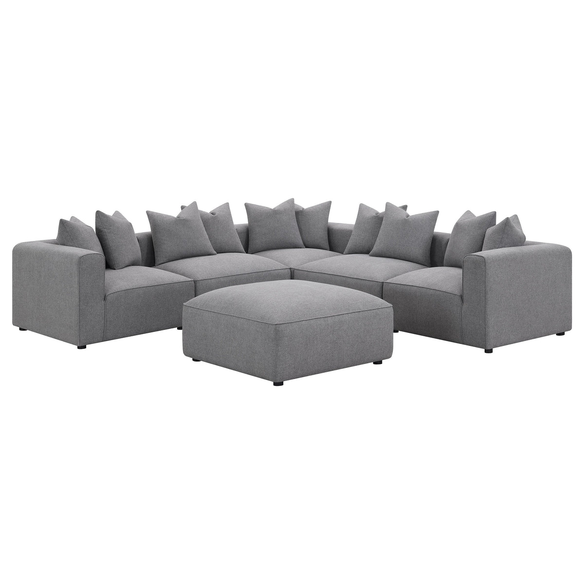 Jennifer Square Upholstered Ottoman