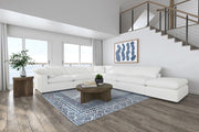 Raleigh Boucle Upholstered Modular Sectional Ivory 3AC 2C 1O (6pc)