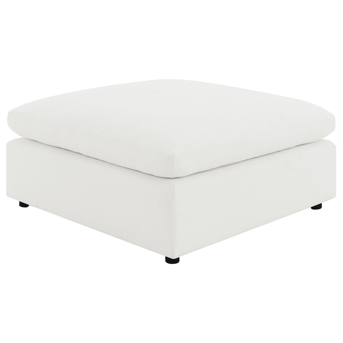 Raleigh Boucle Upholstered Ottoman