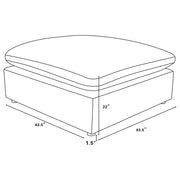Raleigh Boucle Upholstered Ottoman