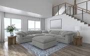 Raleigh Boucle Upholstered Modular Sectional Grey 2AC 3C 1O (6pc)